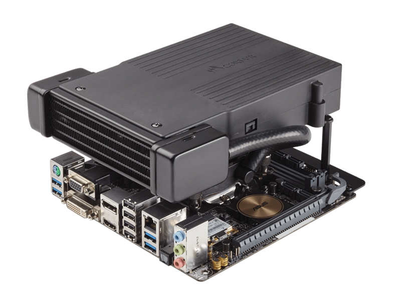 全高わずか84mm。Mini-ITX向けロープロファイル水冷キット 、CORSAIR