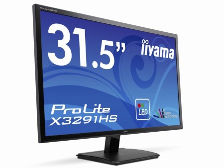 iiyama、疲れ目軽減機能が充実したAH-IPSパネル採用31.5型液晶「ProLite X3291HS」