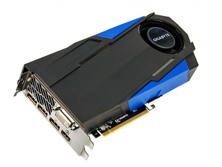 オリジナル外排気クーラーを搭載するGeForce GTX 970、GIGABYTE「N970TT-4GD」