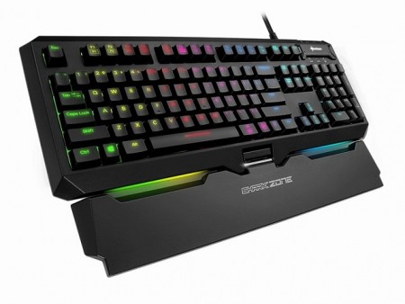 SHARKOON、1,680万色の極彩色イルミネーション対応のKailhスイッチ搭載キーボード「SHARK ZONE MK80 RGB」