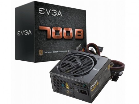 EVGA、売価49.99ドルのBRONZE認証700W電源ユニット「EVGA 700B」発売