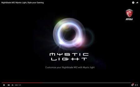 【動画】 ゲーミングモデルは光ってナンボ？MSIの魅せる10リットルマシン「Nightblade MI2」