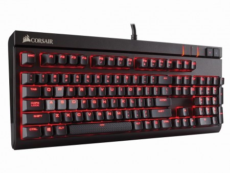 Cherryの超静音スイッチとマルチカラー搭載のゲーミングキーボード、CORSAIR「STRAFE RGB」など5製品