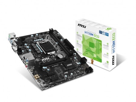 性能と省エネを両立できる「ECO Genie」対応MicroATX、MSI「H110M ECO」
