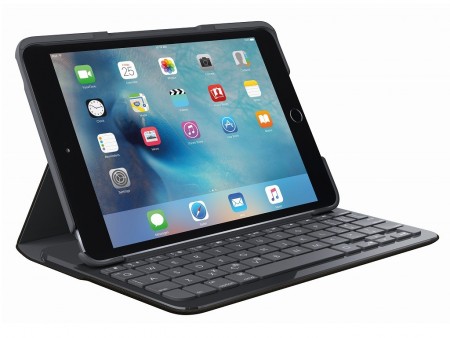 iPad mini 4の自動ウェイク＆スリープに対応したカバー一体型キーボード、ロジクール「iK0772BK」