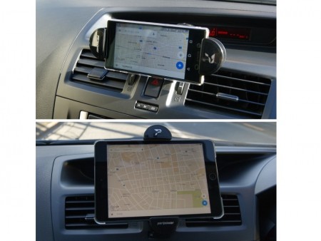 強力ジェル吸盤でガッチリ固定できる車載タブレットホルダー、上海問屋から発売開始