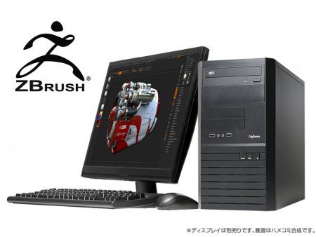 ドスパラ、デジタルスカルプトソフト「ZBrush」動作検証済み公認PC計2機種の受注を開始