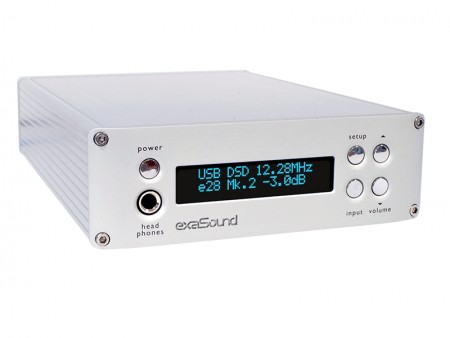 32bit/384kHz PCM＆11.2MHz DSD 8ch対応DAC、exaSound「e28 mk2」シリーズ