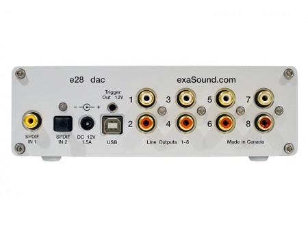 32bit/384kHz PCM＆11.2MHz DSD 8ch対応DAC、exaSound「e28 mk2」シリーズ