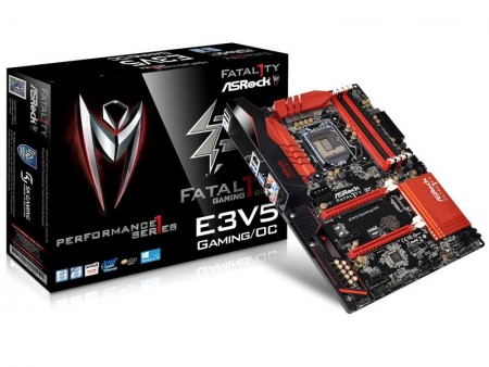 ASRock、Xeon E3-1200 v5対応ゲーミングマザー「Fatal1ty E3V5 Gaming/OC」など2種