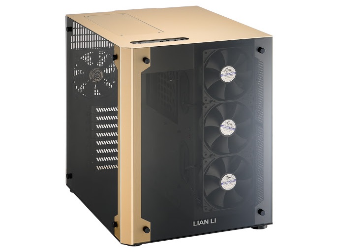 強化ガラスのデュアルチャンバケース、Lian Li「PC-O8」のカラバリ3種