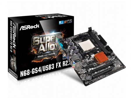 ASRock、NVIDIA製チップセット採用のSocket AM3+マザーボード「N68-GS4/USB3 FX R2.0」