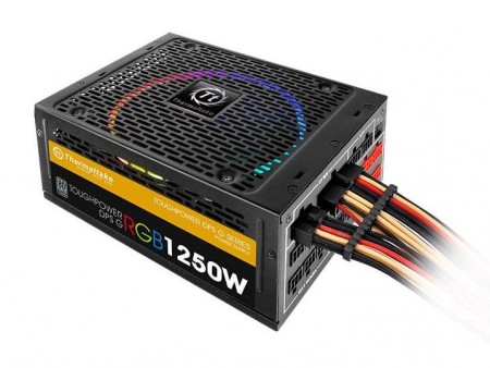 冷却ファンのLEDカラーを変更できるTITANIUM認証電源、Thermaltake「Toughpower DPS G RGB 1250W」