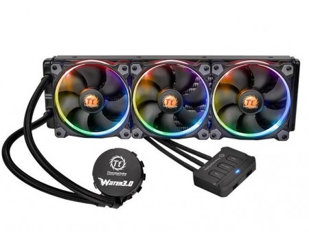 LEDカラーを256色から選択できるオールインワン水冷、Thermaltake「Water 3.0 Riing RGB」