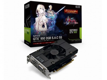 ELSA、「LoVA」オリジナルアイテムが付属するGTX 950「GeForce GTX 950 2GB S.A.C SS LoVA」