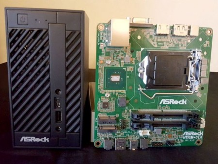 ASRock、127mm角の新フォームファクタ“Mini-STX”対応マザーボード「H110M-STX」発表