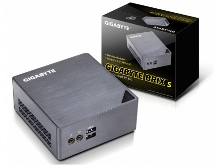 Skylakeを採用する小型ベアボーンキット、GIGABYTE「BRIX s」シリーズ15日発売
