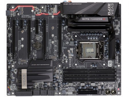 EVGA初のKiller NIC搭載Z170ゲーミングマザーボード「EVGA Z170 Classified K」