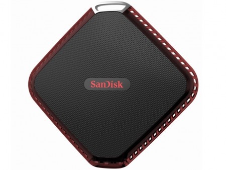 サンディスク、IP55防塵・防滴対応の超小型ポータブルSSD「エクストリーム510」
