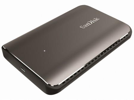最大転送850MB/s、世界最速のポータブルSSD「サンディスク エクストリーム 900」4月発売