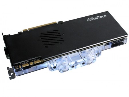 LED内蔵のGTX TITAN X/980 Ti向け水冷ヘッド、Swiftech「KOMODO-NV-TITAN-X-LE」