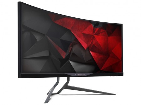 3,440×1,440の34型湾曲ゲーミング液晶、エイサー「X34bmiphz」明日発売