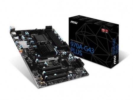 USB3.1 Gen2対応のSocket AM3+マザーボード、MSI「970A-G43 PLUS」