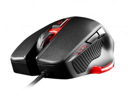 MSI、ロゴが1,680万色に輝く最大8,200dpiの有線ゲーミングマウス 