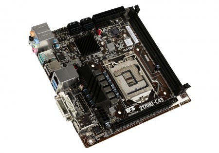 Intel Z170搭載のLGA1151 Mini-ITXマザーボード、ECS「Z170IU-C43」