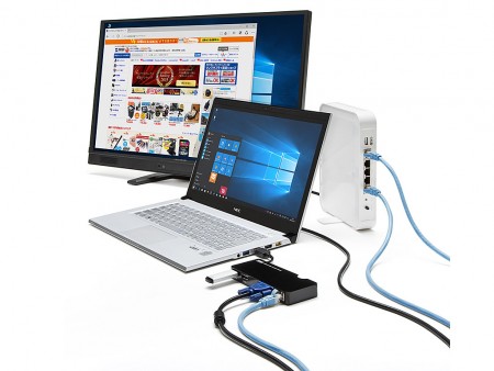 USBポートひとつにまとめて接続できる、「USB3.0ドッキングステーション」がサンワダイレクトから