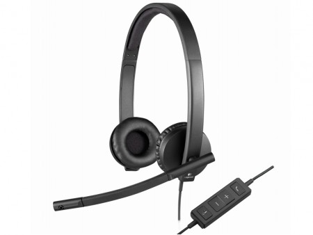 クリアな音質と快適なフィット感を提供するステレオヘッドセット、ロジクール「H570e」