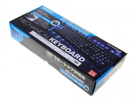 オウルテック、バックライト機能が付いたCherry MX青軸搭載キーボード「OWL-KB109CBLL-BK」リリース