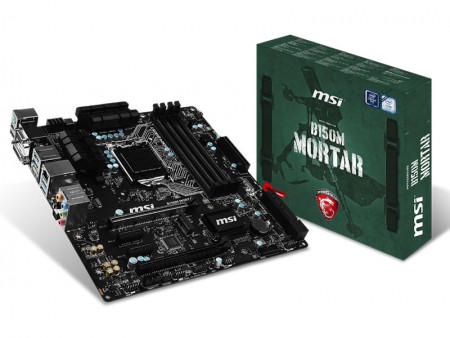 MSI、Intel B150チップ搭載のMicroATXマザーボード「B150M MORTAR」発売