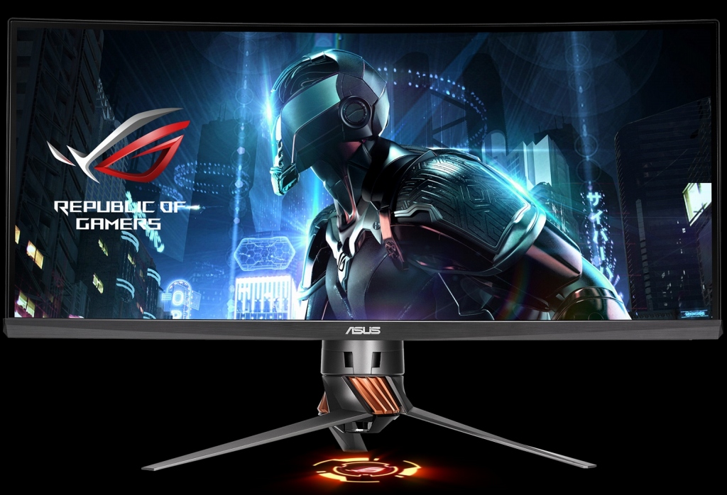 ASUS、100Hz駆動の34型曲面ゲーミング液晶「ROG Swift PG348Q」11日 