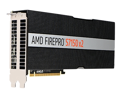 AMD、ハードウェアGPU仮想化対応のサーバー向けデュアルGPU「FirePro S7150 x2」発表