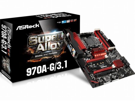 M.2とUSB3.1を標準装備するSocket AM3+マザーボード、ASRock「970A-G/3.1」