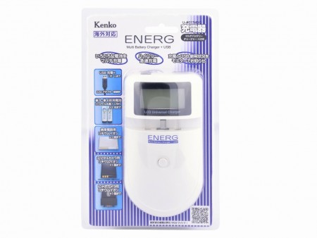 さまざまなバッテリーやモバイル端末を充電できるマルチバッテリーチャージャーがケンコーから