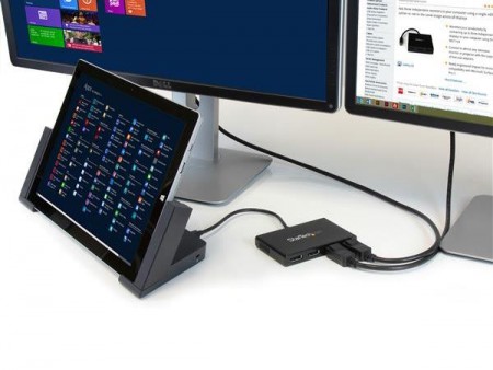 4Kディスプレイを最大4台接続できる、4ポートDisplayPortハブがスターテックから発売