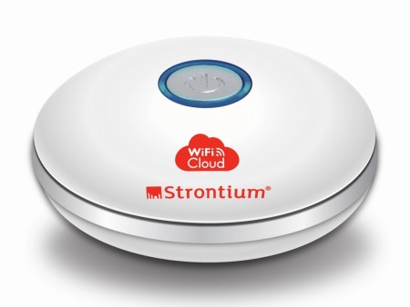 3,000mAhバッテリー内蔵のワイヤレスメディアリーダー、Strontium「Mobile WiFi Cloud」