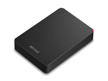 耐衝撃ボディを採用するバスパワー駆動の4TBポータブルHDD、バッファロー「HD-PSFU3」シリーズ