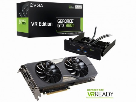 フロントHDMI出力対応のVR向けGeForce GTX 980 Ti、EVGA「GTX 980 Ti VR EDITION」シリーズ