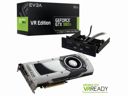 フロントHDMI出力対応のVR向けGeForce GTX 980 Ti、EVGA「GTX 980 Ti VR EDITION」シリーズ