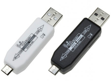 上海問屋、スマホ・タブレットで使えるUSB2.0ハブ搭載microSDカードリーダー発売