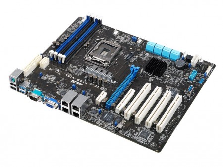 Intel製ギガビットLAN×4のLGA1151マザーボード、ASUS「P10S-V/4L」