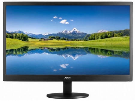 AOC、狭額縁デザインを採用する21.5インチフルHD液晶ディスプレイ「E2770SWDN」
