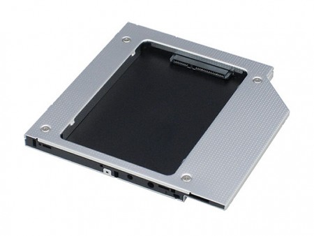 アイネックス、9.5mm厚または12.7mm厚SSDを薄型光学ドライブベイに内蔵できるマウンタ発売