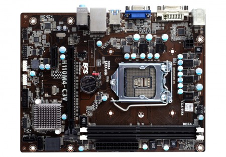 奥行170mmのSkylake対応コンパクトMicroATXマザーボード、ECS「H110M4-C3」シリーズ