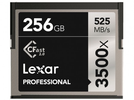 最大転送525MB/sの3,500倍速CFast 2.0、レキサー「Lexar Professional 3500x CFast 2.0」