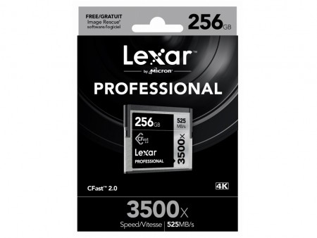 最大転送525MB/sの3,500倍速CFast 2.0、レキサー「Lexar Professional 3500x CFast 2.0」