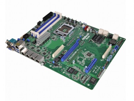 IntelギガビットLAN×4のLGA1151マザーボード、ASRock Rack「E3C236D4M-4L」